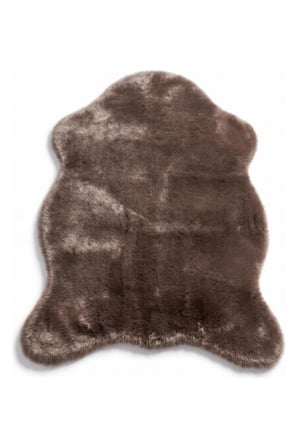 Merplush Peluş Post Halı 70x100 cm Süet Taban Yumuşak Kürk Görünümlü Yatak Odası Halısı