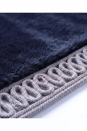 Merplush Mihraplı Peluş Seccade 75x130 cm Süet Taban Yıkanabilir Yumuşak Namaz Halısı