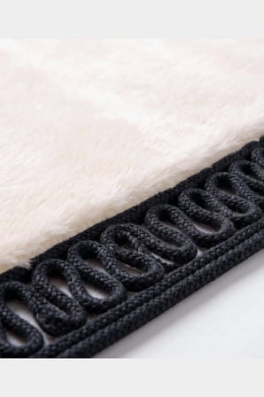 Merplush Mihraplı Peluş Seccade 75x130 cm Süet Taban Yıkanabilir Yumuşak Namaz Halısı