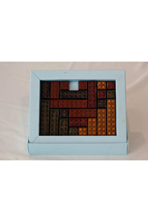 Sütlü Çikolata Dolgulu Lego Sütlü Hediyelik Çikolata (1 kg)