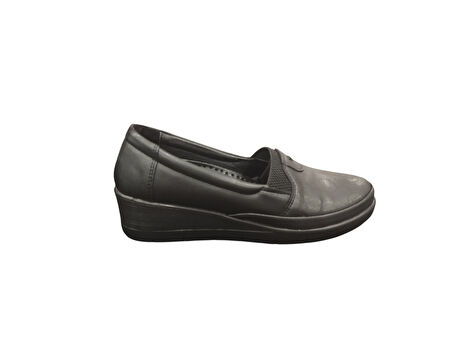 Merry Pace 844401Z Ortopedik İçi Deri 4 cm Dolgu Topuk Günlük Kadın Anne Ayyakkabı