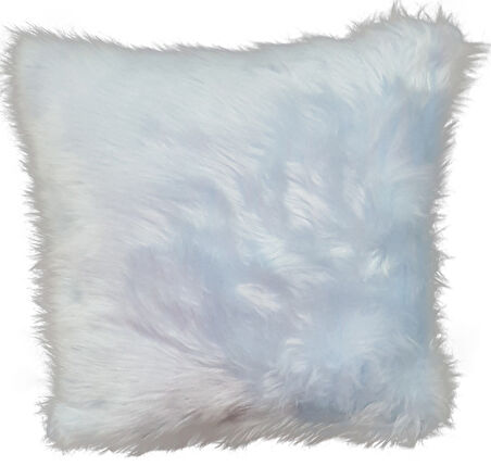 Mrs.Gugar Peluş Kırlent Kılıfı Mavi