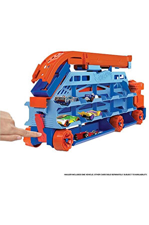 Hız Rampalı Tır, Taşıyıcı Tır, 1 Adet Araba Dahil, 20'den Fazla 1:64 Ölçekli A