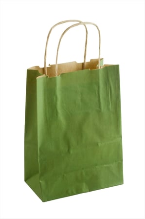 8*15*20 cm Kraft Büküm Saplı Kağıt Poşet 1 Adet -MİRAYLİFE