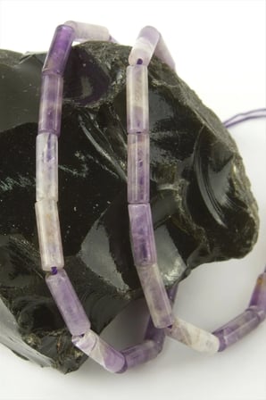 1,4 cm Boru Ametist Taşı -MİRAYLİFE