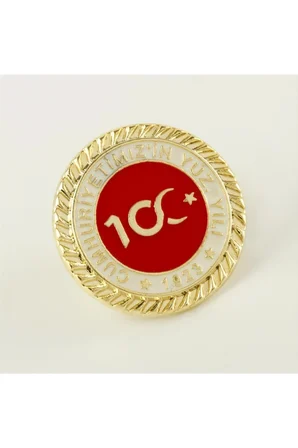 Cumhuriyetin 100. Yılına Özel Yaka Rozet