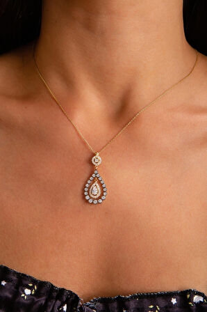 Damla Sarkıt Saray Kolye