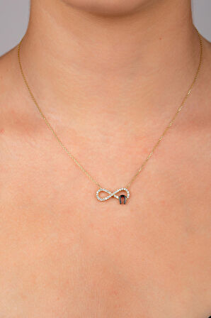 Sonsuzluk At Nalı Kolye