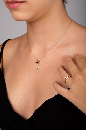 Kalpli Sarkıt Kolye