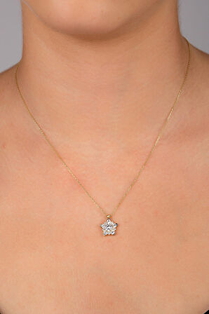 Zarif Kar Tanesi Kolye