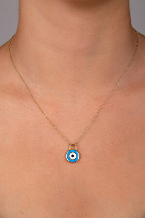 Çift Renk Nazar Kolye