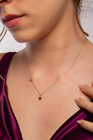 Zarif Yıldız Baget Kolye