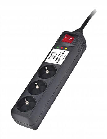 MARS ELECTRIC M300 VOLTAJ KORUYUCU 3'LÜ PRİZ