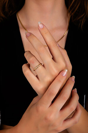 Zarif Asimetrik Yüzük