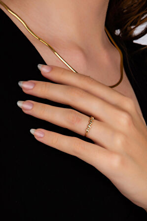 Zarif Asimetrik Yüzük