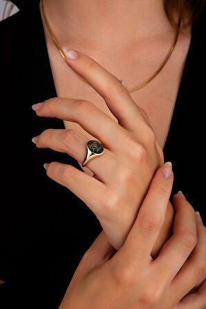 Ağaç İşlemeli Klasik yüzük