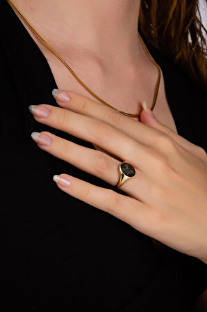 Ağaç İşlemeli Klasik yüzük