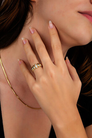 Sıralı Özel Tasarım Fantezi Yüzük