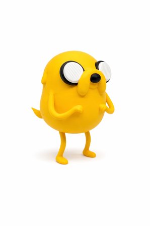Jake The Dog Figür – Adventure Time Karakter Figürü – Dekoratif 3D Baskı Koleksiyon Figürü