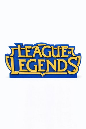 League of Legends Masaüstü Dekor – LOL Oyuncu Dekoru – Gaming Masa Aksesuarı
