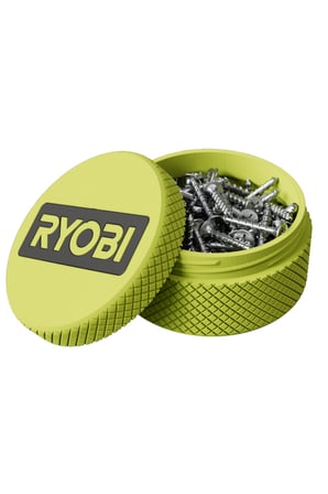Ryobi Vida Organizer Kutusu 80x40 mm – Duvar Tipi Vidalık & Parça Düzenleyici