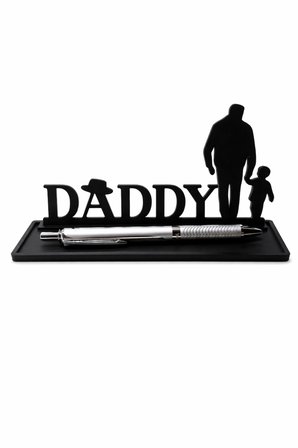 Daddy Masaüstü Kalemlik & Kalem Standı | Babaya Özel Dekoratif Ofis Aksesuarı |