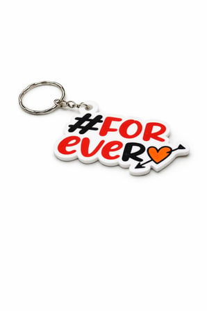 #FOREVER Anahtarlık | Kalp Figürlü Dekoratif Anahtarlık | Şık & Sevgiliye Özel Anahtarlık |