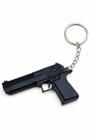 Desert Eagle Tabanca Tasarımlı Anahtarlık – Silah Figürlü Aksesuar