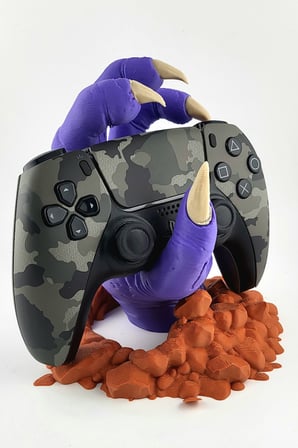 Zombi El Tasarımlı PS5 DualSense Kol Standı – Gamer Dekoratif Konsol Tutucu