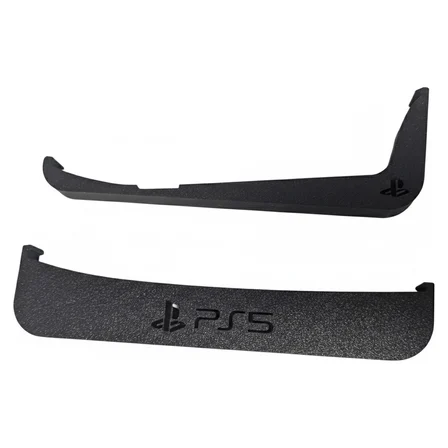 PS5 Slim Disk Sürücülü Yatay Stand – Logolu Masaüstü Konsol Altlığı