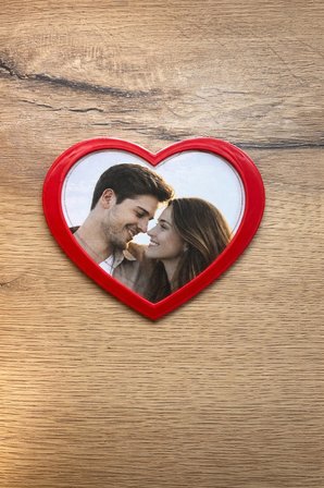 LOVE Yazılı Kalpli Fotoğraf Çerçevesi | Kişiye Özel Romantik Masaüstü Dekor | Sevgiliye Hediye