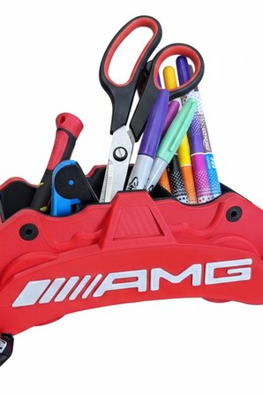 Brembo AMG Masaüstü Organizer – Kalemlik & Ofis Düzenleyici Premium Tasarım