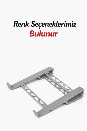 Özel Tasarım Laptop Standı V2 – Ayarlanabilir Ergonomik Laptop Yükseltici – Havalandırmalı Stand