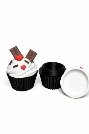 Kapaklı Cupcake Saklama Kutusu | Kalpli Özel Tasarım Dekoratif Kutu | Hediye & Takı Saklama Kabı