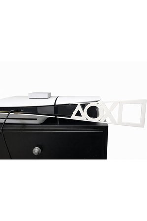 PS5 Fat Uyumlu Dekoratif Raf Önü PlayStation Sembollü Stand – 3D Baskı Konsol Raf Aksesuarı – Gaming