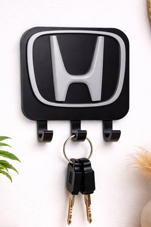 Honda Logolu Anahtar Askılığı – Duvar Tipi Anahtarlık Askısı