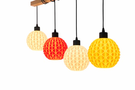 Modern Dekoratif Masa Lambası | Şık Gece Lambası | Sert Plastik Tasarım | LED Uyumlu | Minimal Tasarım |