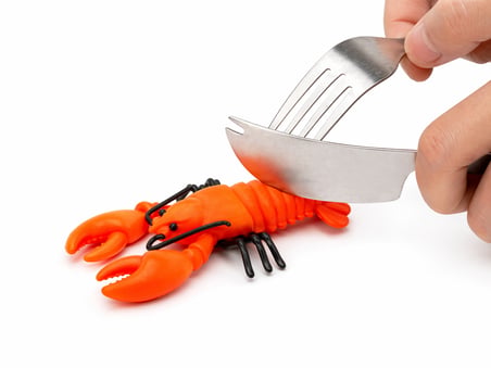 🦞 Hareketli Tasarım Anahtarlık – Sert Plastik – Esnek Gövdeli Aksesuar