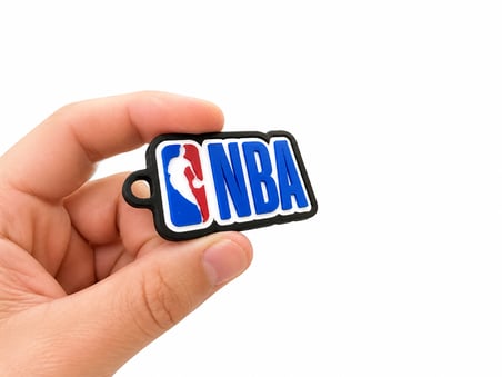 NBA Logolu Anahtarlık Sert Plastik | Basketbol Temalı Anahtarlık | Dayanıklı Zincirli Aksesuar