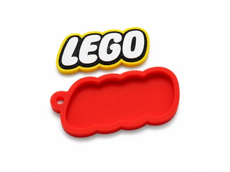 Lego Yazılı Anahtarlık Sert Plastik | Oyuncak Temalı Anahtarlık | Aksesuar