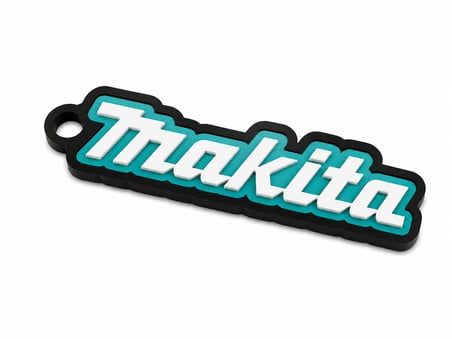 Makita Yazılı Anahtarlık Sert Plastik | Alet & Usta Temalı Anahtarlık | Dayanıklı Metal Halkalı Aksesuar