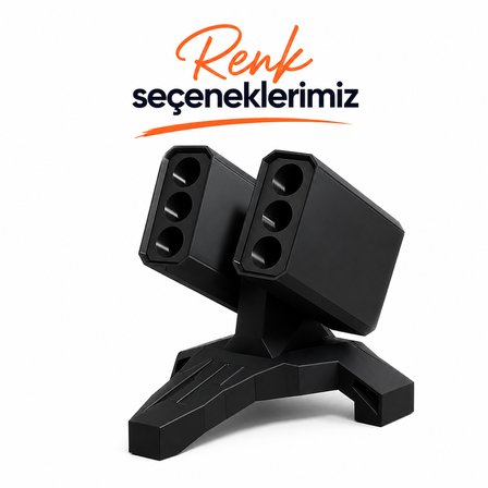 Modern Masaüstü Kalem Tutucu Organizer – Çoklu Kalem Standı Düzenleyici – Minimal Tasarım Ofis & Çalışma Masası Aksesuarı