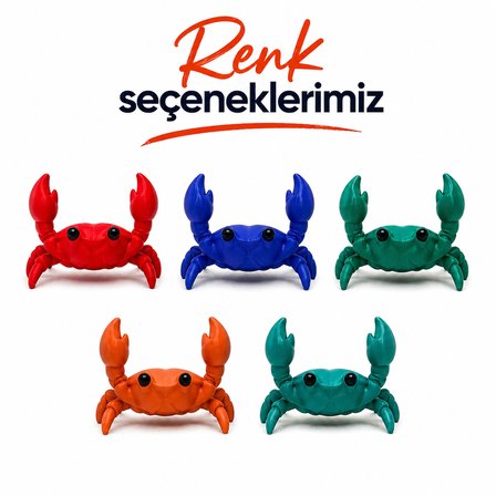Yengeç Tasarımlı Kalem Tutucu Organizer – Dekoratif Masaüstü Kalemlik – Eğlenceli Ofis Aksesuarı