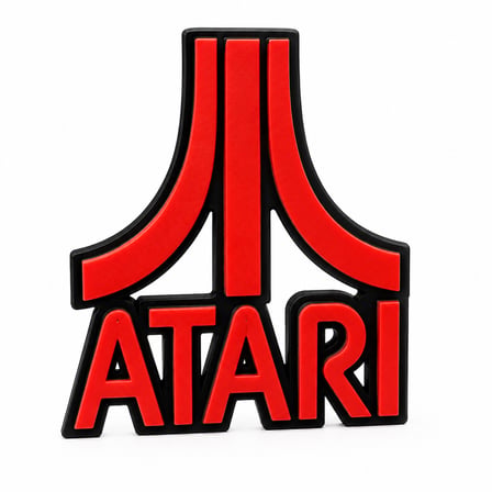 🎮✨ Retro Oyun Temalı Dekoratif Logo Masaüstü Biblo – Oyun Odası ve Çalışma Masası Dekoru –