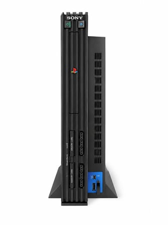 🎮🖤✨ PS2 Uyumlu Dikey Stand – Oyun Konsolu Dikey Konumlandırma Ayağı – Masaüstü Konsol Standı –