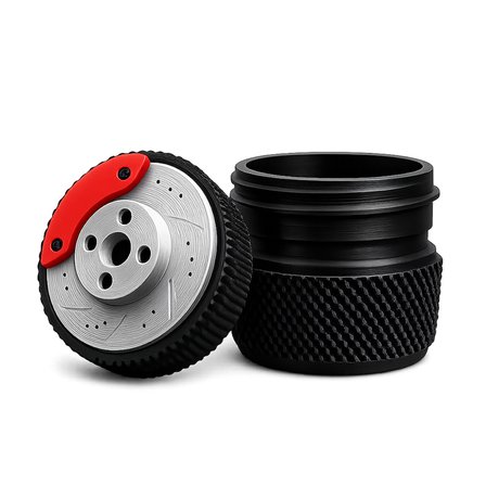 🏁✨ Jant Tasarımlı Dekoratif Saklama Kutusu 75 x 75 mm 🚗🛞 Masaüstü Organizer 🎁 Şık Tasarım