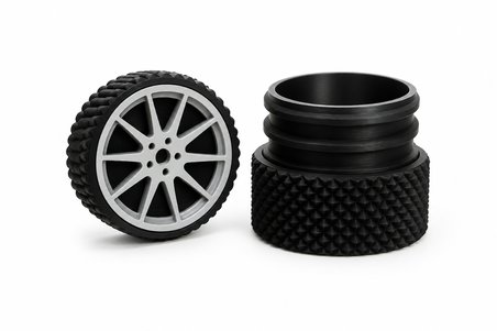 🏁✨ Jant Tasarımlı Dekoratif Saklama Kutusu 75 x 75 mm 🚗🛞 Masaüstü Organizer 🎁 Şık Tasarım