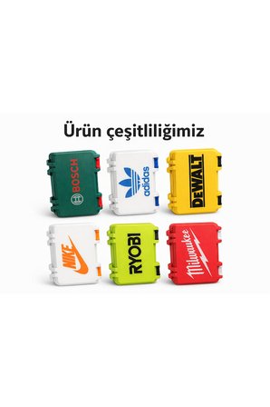 🔧🧰 Kilitli Matkap Uçları ve Avadanlık Saklama Kutusu 📦 Organizer ⚙️ El Aleti Düzenleme Kutusu