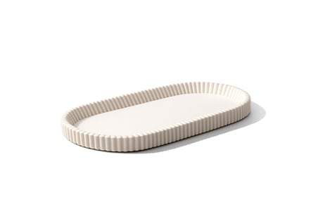 Makyaj Organizer Tepsisi Oval Kozmetik Düzenleyici Parfüm Takı Sunum Tepsisi Sert Plastik 💄✨