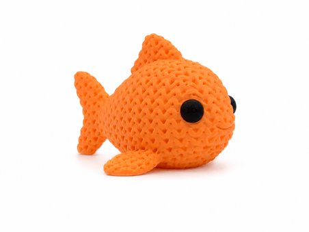 🐠🧶 Örgü Dokulu Dekoratif Balık Figürü Modern Masa Süsü Ev Ofis Dekoru Raf Kitaplık Dekorasyonu